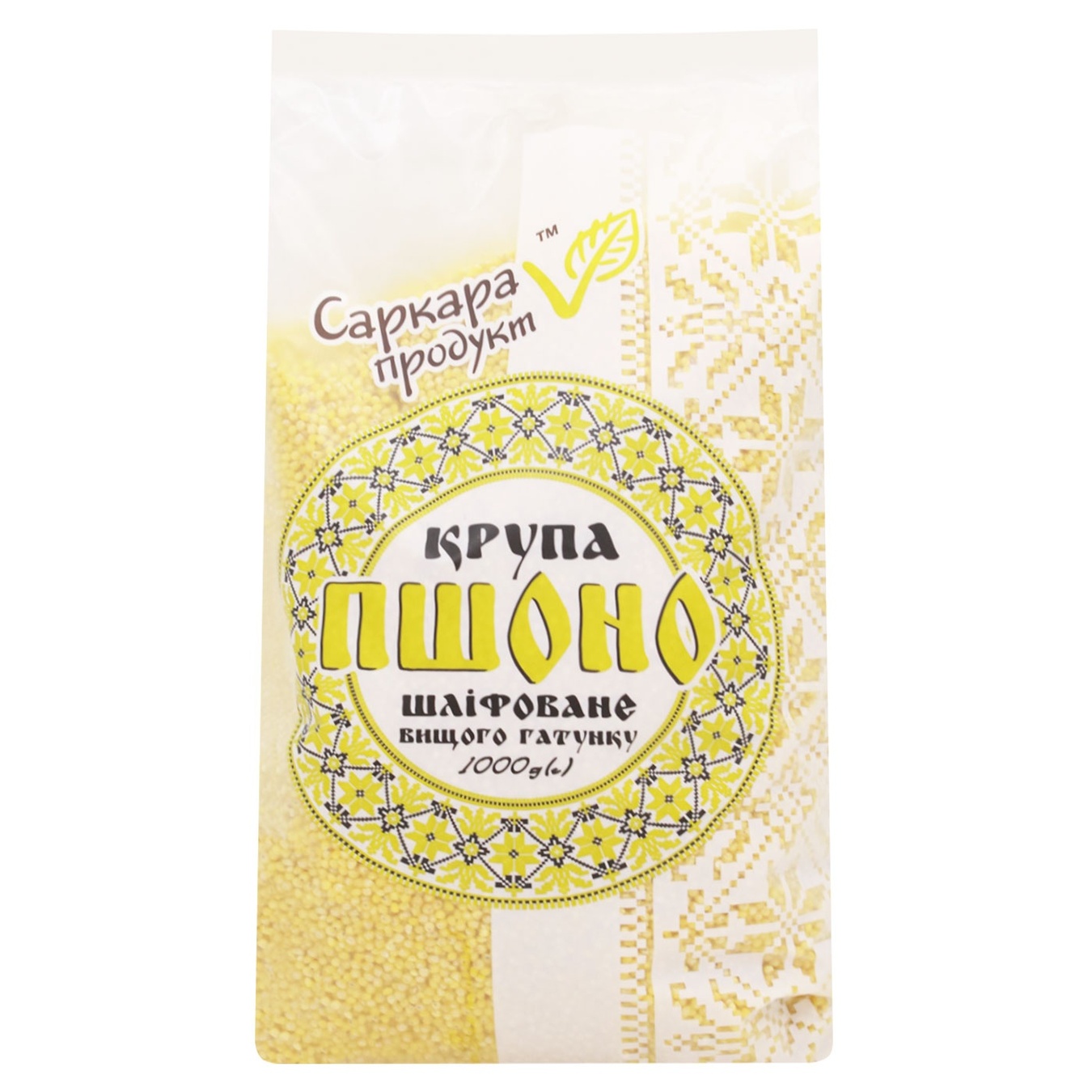 

Крупа Саркара продукт пшено шлифованное 1кг