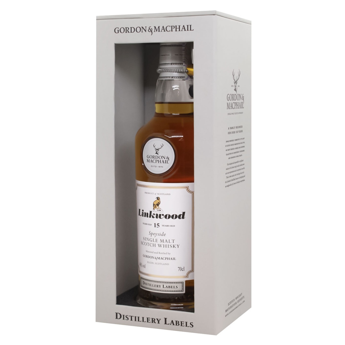 

Віскі Gordon MacPhail Linkwood 15yo Box 46% 0.7л х3