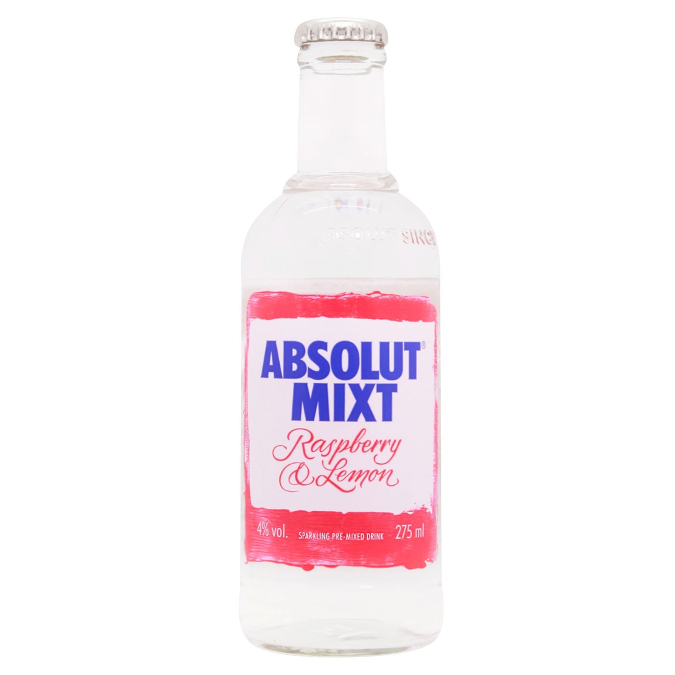 

Напиток Absolut Mixt Raspberry&Lemon 4% 0,275л