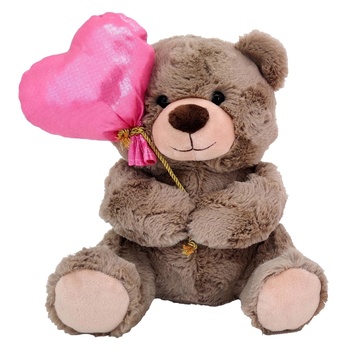 One two fun Teddy Bear Valentine with Ball 25cm - buy, prices for Auchan - photo 1