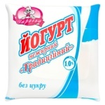 Йогурт Заріччя нежирний традиційний 1,0% 400г