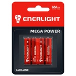 Enerlight Mega Power Alkaline AAА BLI 4 Battery