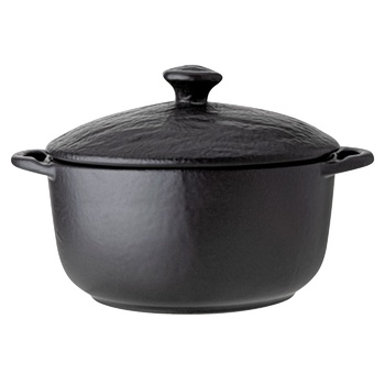 Wilmax Slatestone Black Baking Pot with Lid 0.6l 18х11cm - buy, prices for Supermarket "Kharkiv" - photo 1