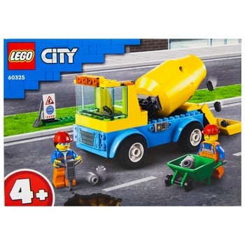 Lego City Cement Mixer Truck Building Set 60325 - buy, prices for COSMOS - photo 2