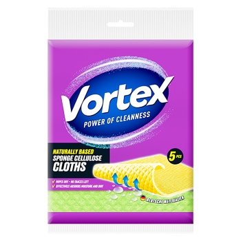 Vortex Sponge Napkins for Cleaning 5pcs - buy, prices for MegaMarket - photo 1