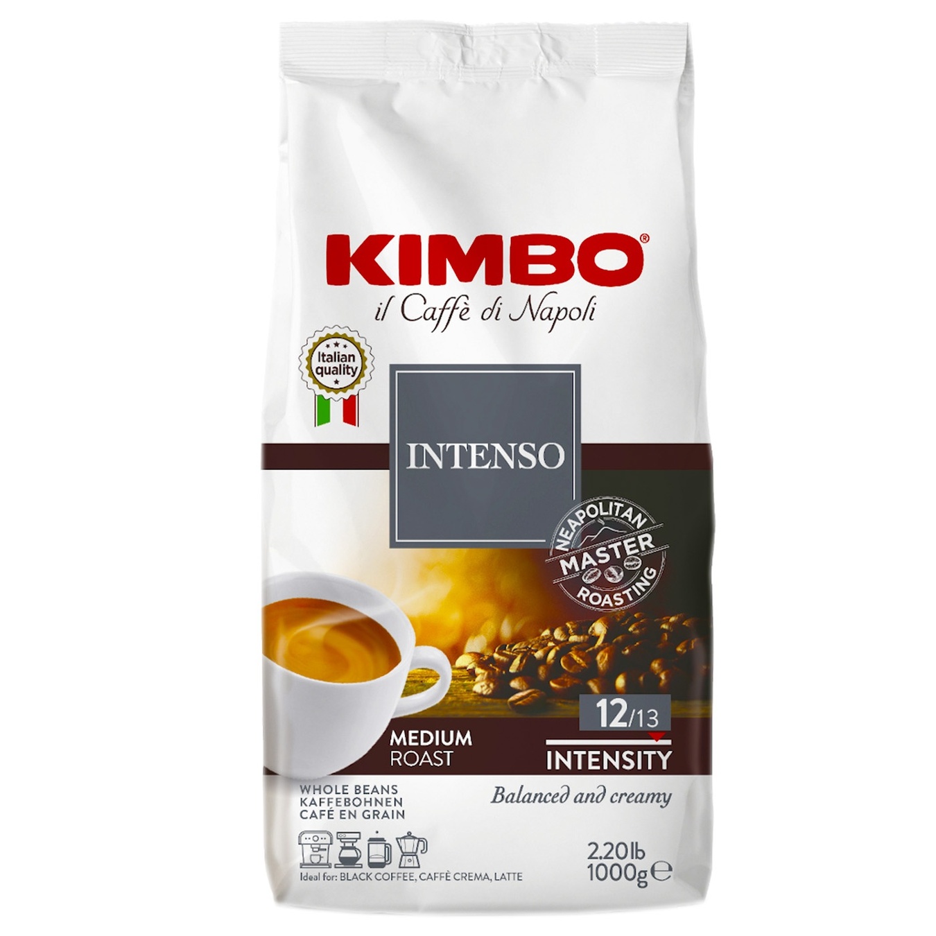 

Кофе Kimbo Intenso в зернах 1кг