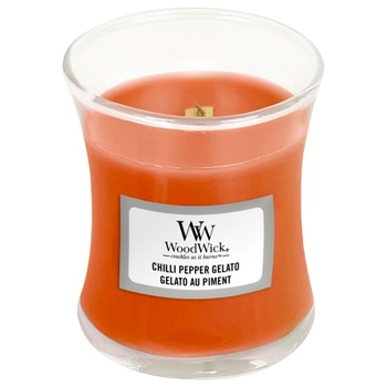 Свічка Woodwick Джелато з перцем чилі міні 85г - купити, ціни на КОСМОС - фото 1