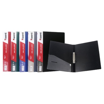 Папка Axent чорна на 2-х кільцях 25мм - купити, ціни на Таврія В - фото 1