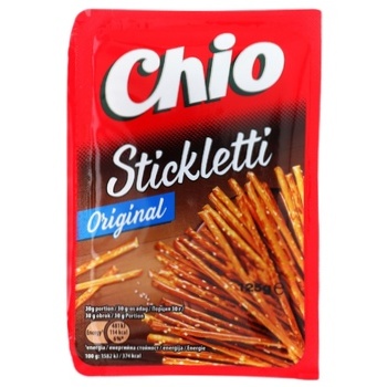 Chio Stickletti Salted Sticks 125g - buy, prices for Tavria V - photo 1