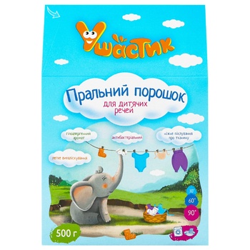 Порошок Ушастик 500 г д/дитячих речей - купить, цены на - фото 1