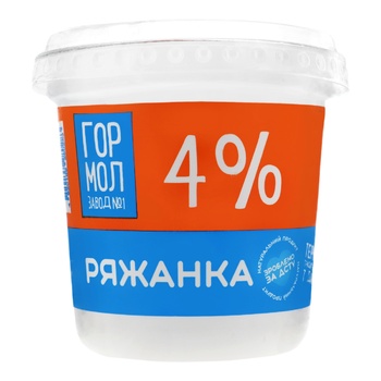 Ряжанка Гормолзавод №1 4% 350г