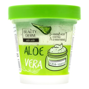 Beauty Derm Body Scrub-Souffle with Aloe Vera 190ml