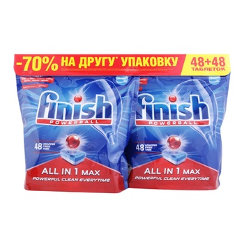 Finish Tablet for Dishwashers 96pcs - buy, prices for MegaMarket - photo 1