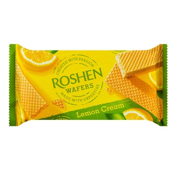 Вафлі Roshen Wafers Lemon Cream 216г