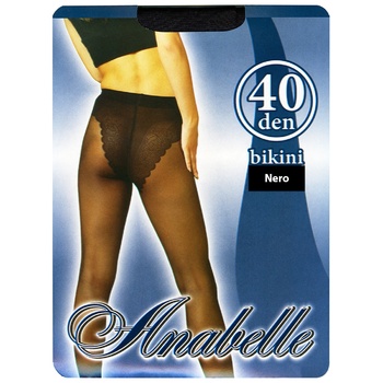 Anabelle Bikini Charm Women's Tights 40den s.4 Nero - buy, prices for - photo 1