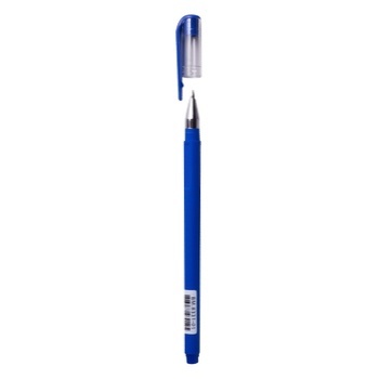 BuroMax Rubber Touch Blue Oil Ink Pen 0.5mm - buy, prices for MegaMarket - photo 1