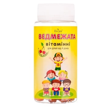 Enjee Bears Gelatin Vitamin Lozenges with Cherry Flavor 30pcs - buy, prices for Vostorg - photo 1