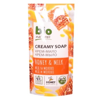 Крем-мыло Bio Naturell мед с молоком 0,5л - купить, цены на Таврия В - фото 1