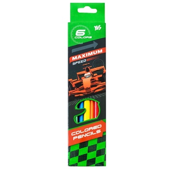 YES Maximum Speed Pencils 6 colors