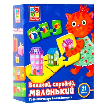 Игра развивающая Vladi Toys Большой средний маленький - купить, цены на - фото 1