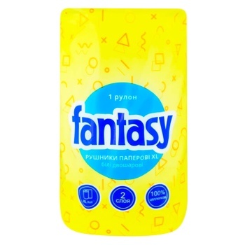 Fantasy 2-ply Paper Towels 1pc - buy, prices for EKO Market - photo 1