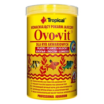 Сухий корм для акваріумних риб Tropical в пластівцях «Ovo-Vit» 500 мл (для всіх акваріумних риб) - купить, цены на MasterZoo - фото 1