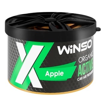 Winso X Active Organic Active Apple Car Air Freshener 40g - buy, prices for - photo 1