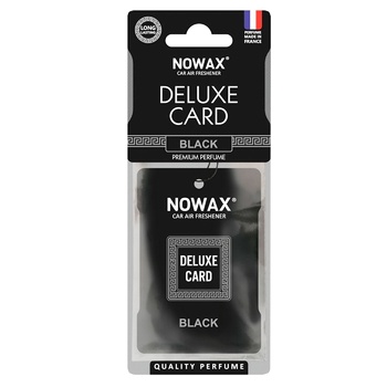 Nowax Delux Card Black Cellulose Air Freshener - buy, prices for Torba - photo 2