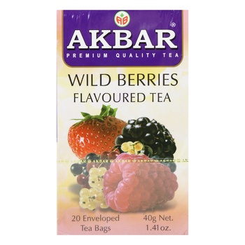 Akbar Wild Berries Tea 20pcs*2g