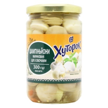 Khutorok Marinated Mushrooms 300ml - buy, prices for EKO Market - photo 1