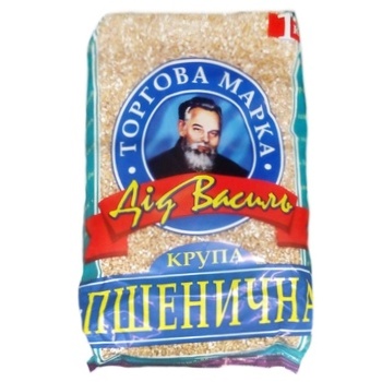 Крупа Дід Василь Пшенична 900г - купити, ціни на Ідеал - фото 1