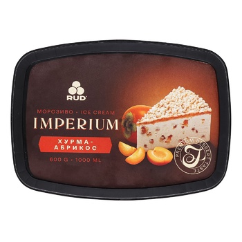 Rud' Imperium Persimmon-Apricot Ice Cream 600g - buy, prices for EKO Market - photo 3