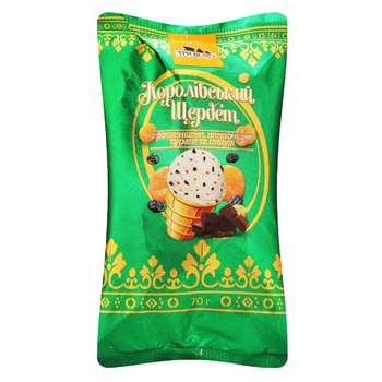 Three Bears Korolivskyi sherbet Ice-cream in wafer cup 70g - buy, prices for Auchan - photo 1