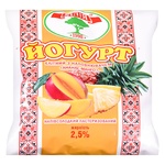 Йогурт Килия Элитный манго-ананас 2,5% 400г