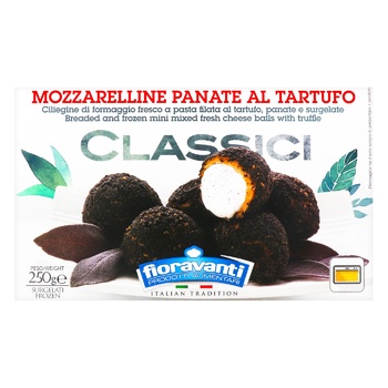 Fioravanti Breaded Mozzarella Cheese Balls with Truffle 250g - buy, prices for COSMOS - photo 2