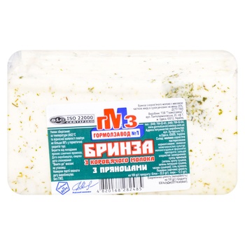 Сыр Гормолзавод №1 Брынза с пряностями - купить, цены на - фото 1