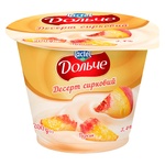 Dolce Peach Flavored Cottage Cheese Dessert 3.4% 200g