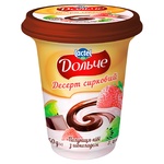 Десерт творожный Dolce Клубника-киви и шоколад 3,4% 350г