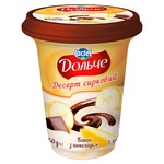 Десерт творожный Dolce банан и шоколад 3,4% 350г