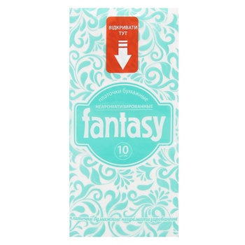 Fantasy 3-ply Handkerchiefs 10pcs - buy, prices for EKO Market - photo 2