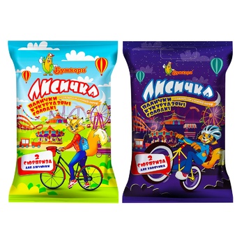 Bumkorn Lysychka 2 Surprises Corn Sticks 100g - buy, prices for Tavria V - photo 1