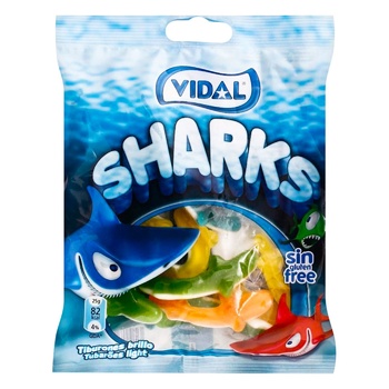 Vidal Sharks Chewing Candies 100g - buy, prices for Grono - photo 1