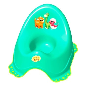 Maltex Dino Turquoise Potty with Rubber Bands