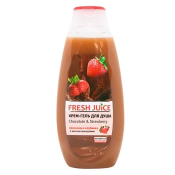 Крем-гель для душу Fresh Juice шоколад та полуниця 400мл - купити, ціни на За Раз - фото 2