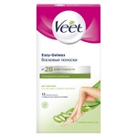 Воскові смужки Veet Easy-Gelwax для cухої шкіри 12шт