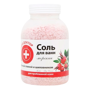 Domashniy Doktor Bath Salt with White Clay and Rose Hips 1kg