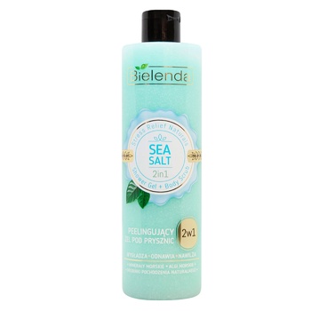 Гель-пілінг Bielenda Sea Salt 2в1 для душу 410г - купити, ціни на ULTRAMARKET - фото 1