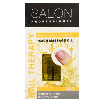 Salon Professional Nail Oil №3 Peach Massage 12ml - buy, prices for MegaMarket - photo 2