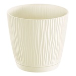 Горщик для квітів Prosperplast Sandy кремовий 24см