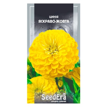 Seedera Zinnia Bright Yellow Seed 0.5g - buy, prices for - photo 1